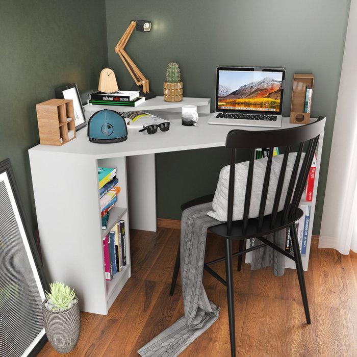 Hanah Home Mesa de estudio Floating - Blanco Hanah Home Mesa de estudio Floating - Blanco